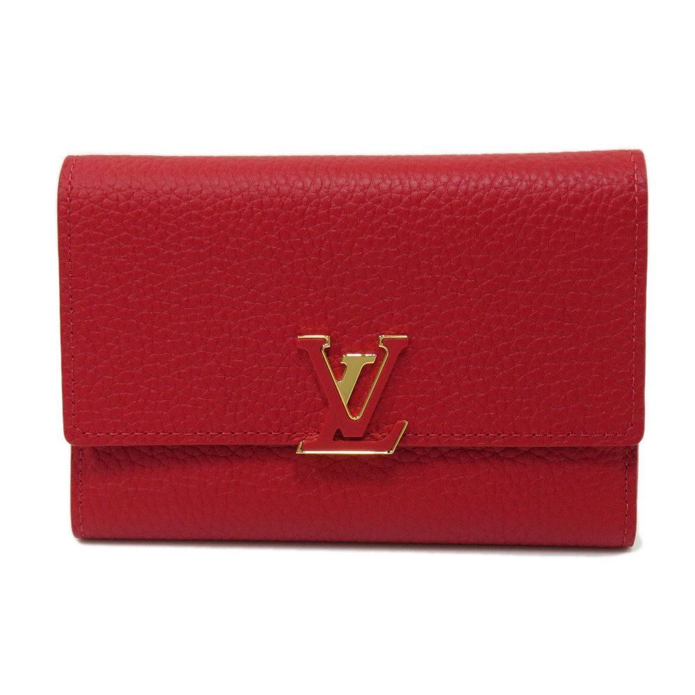 Louis Vuitton Portefeuille Capucines Compact Bifold Wallet Taurillon Leather